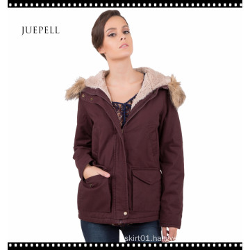 China Factory Cotton Oversiz Parka Winter Coat for Women